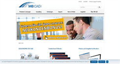 Desktop Screenshot of mbcad.de