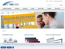 Tablet Screenshot of mbcad.de